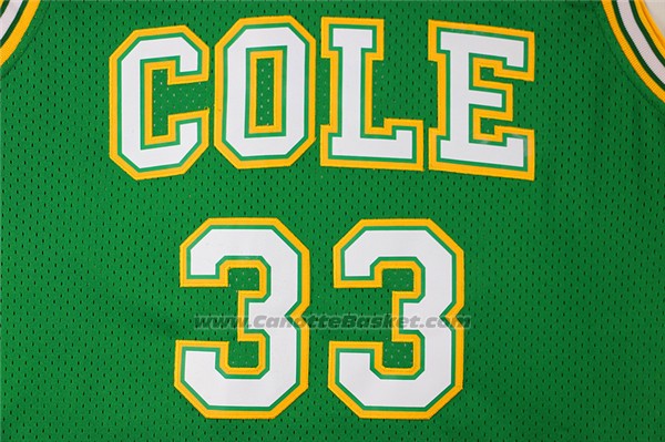Maglia NCAA LSU Tigers Shaquille O'Neal #33 Retro Verde